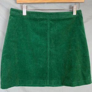 Green corduroy Skirt